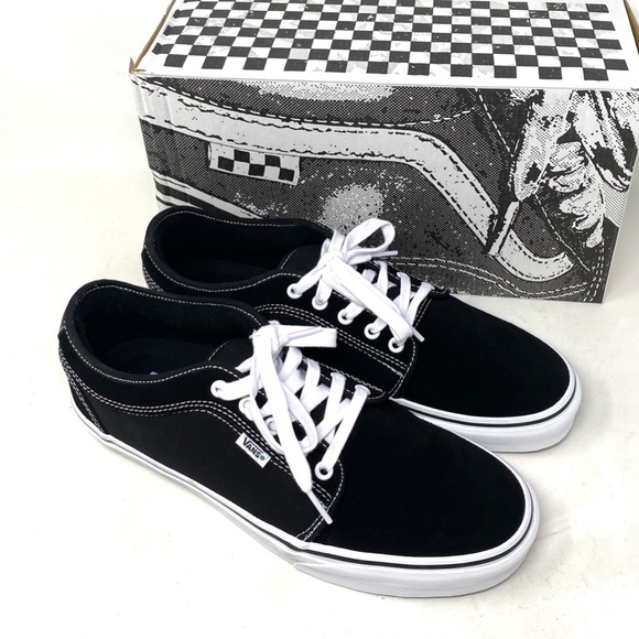 VANS Skate Chukka Low Shoe Womens Casual Sneaker Black Suede Canvas VN0A4BX4Y28 - Picture 8 of 12